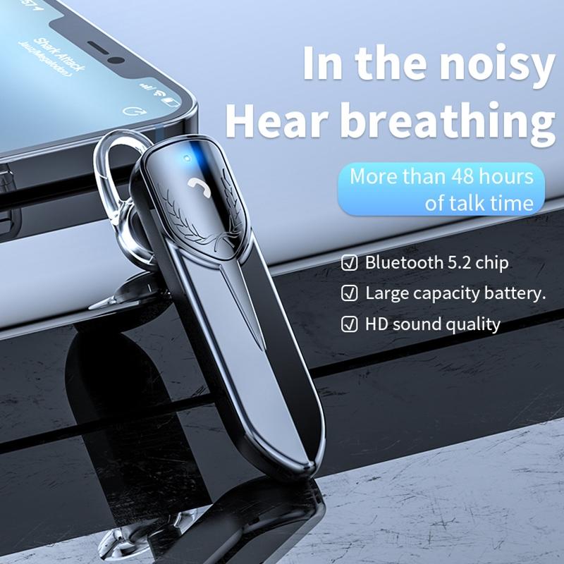 Bluetooth Earphone with Cvc Noise Reduction - Unilateral Design - Silver 8