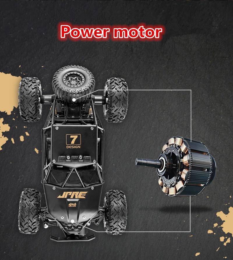 Bigfoot Rc Off-road Vehicle for Kids - 1:16 Scale - Silver 7