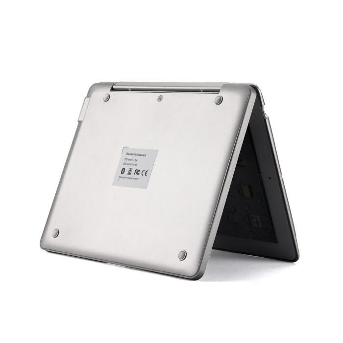 Aluminum Bluetooth Keyboard Tablet Case For Ipad 4 / 3 / 2 - Silver 3