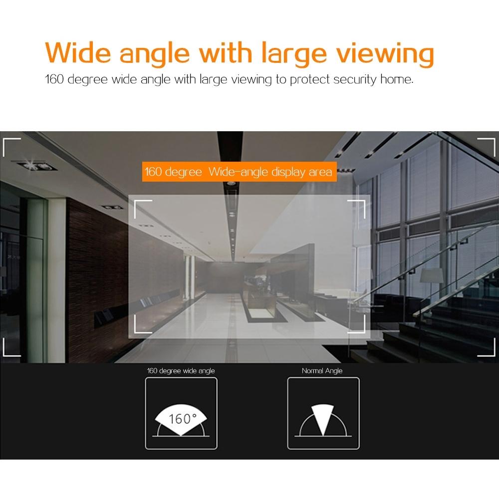 2.4 Screen 2.0Mp Security Camera With Tf Card Support - No Disturb Peephole Viewer 11