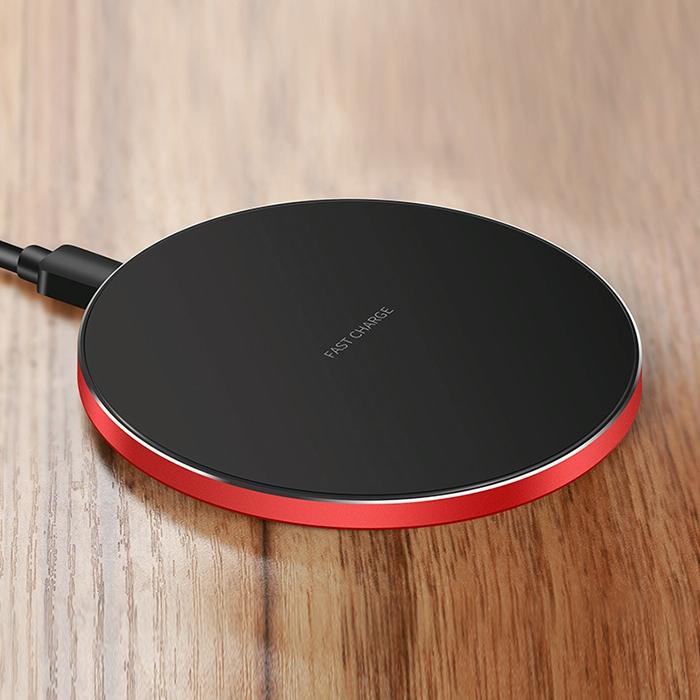 Ultra Thin Wireless Fast Charging Pad - Silver 4