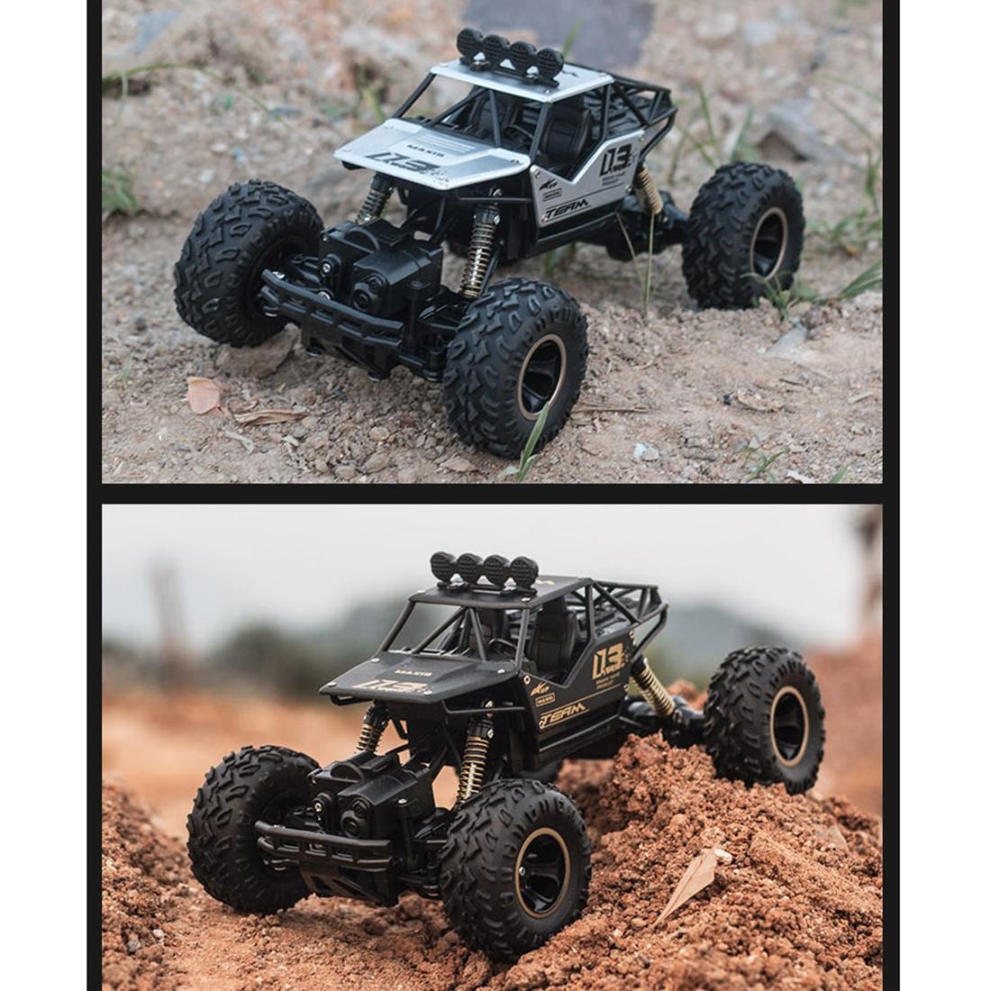 Large 1 16 Alloy Climbing Car - 28cm Remote Control Toy for Cross-country Adventures - Silver 4