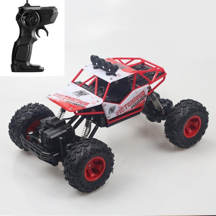 Large 1 16 Alloy Climbing Car - 28cm Remote Control Toy for Cross-country Adventures - Silver 8