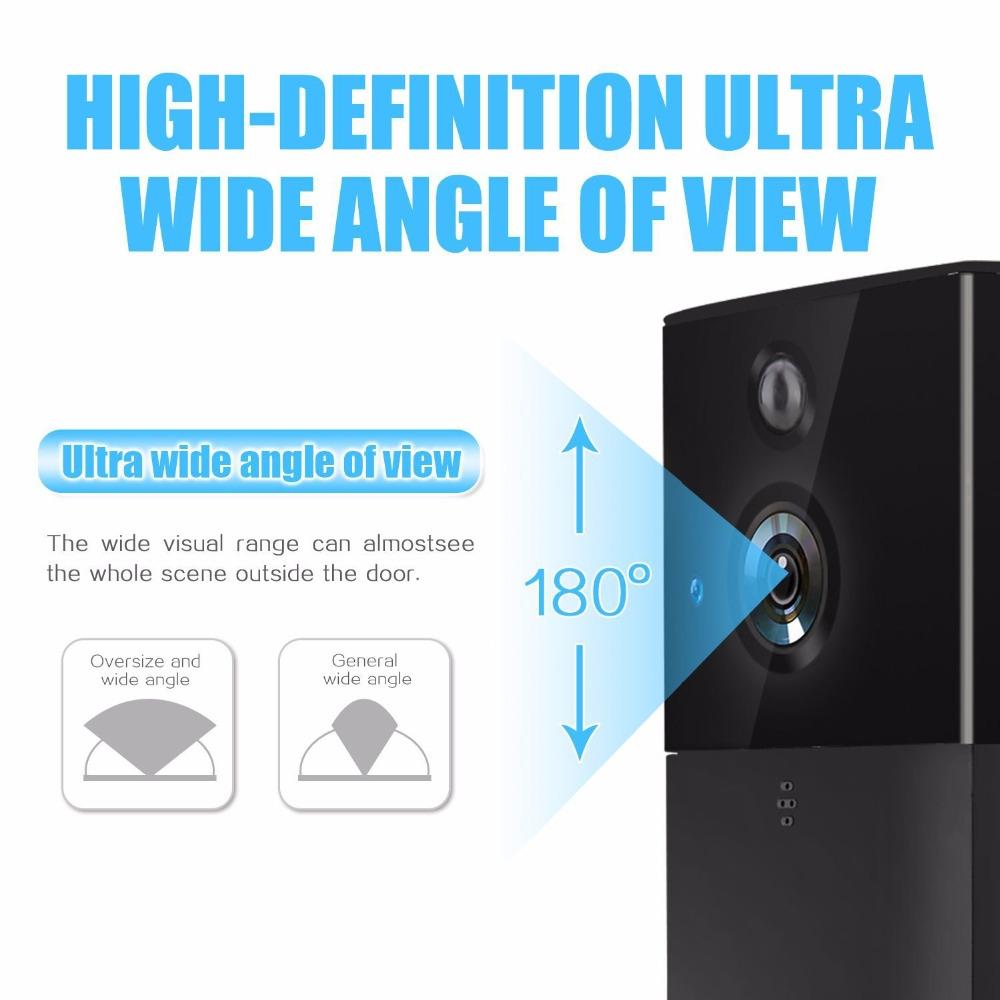 Hd 720P Security Camera Smart Wifi Video Doorbell Intercom Support Tf Card & Infrared Night Vision & Motion Detection App For Ios And Android - Silver 8