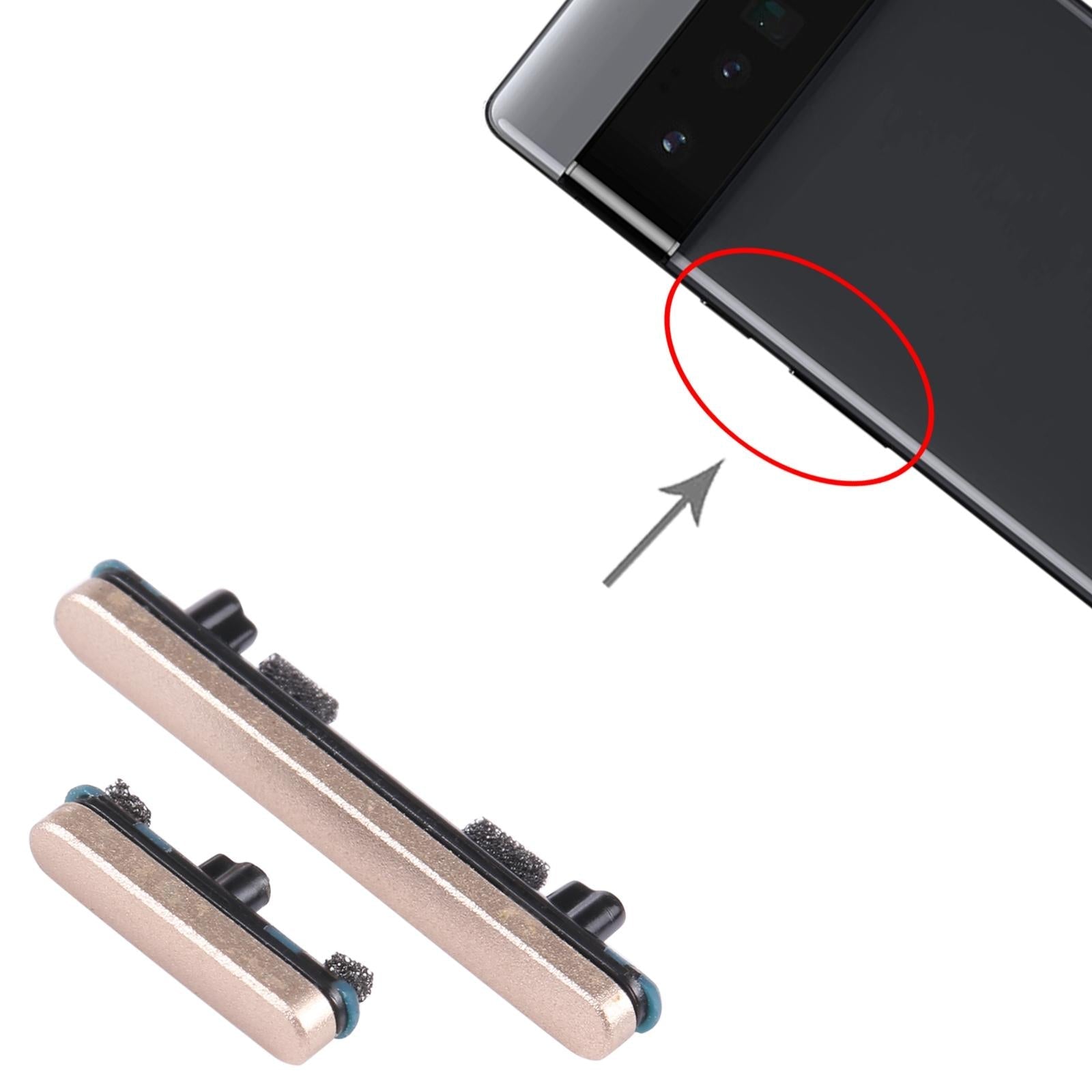 Google Pixel 6 Pro Buttons - Power and Volume Control - Silver 8