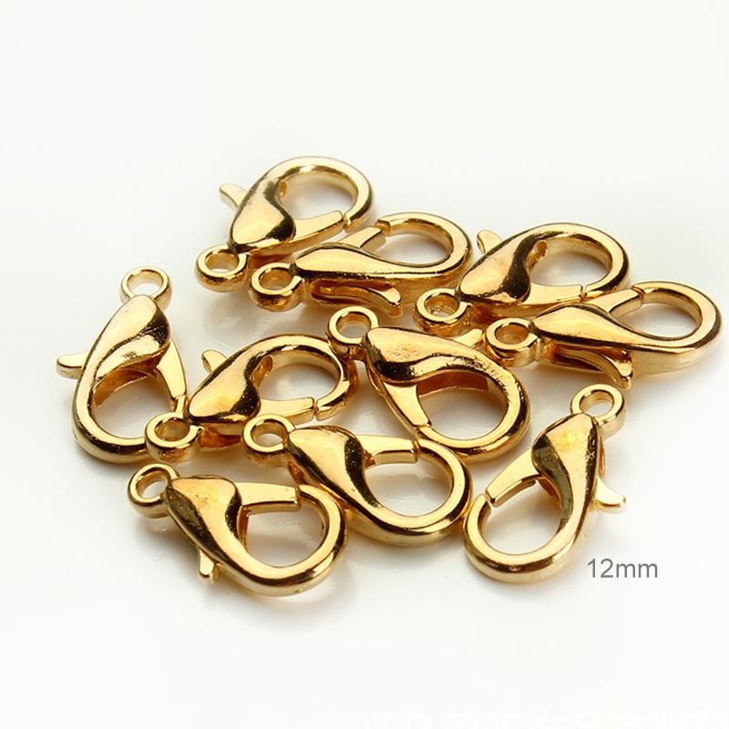 12Mm High Quality Alloy Lobster Claw For Diy Jewelry - Silver 9