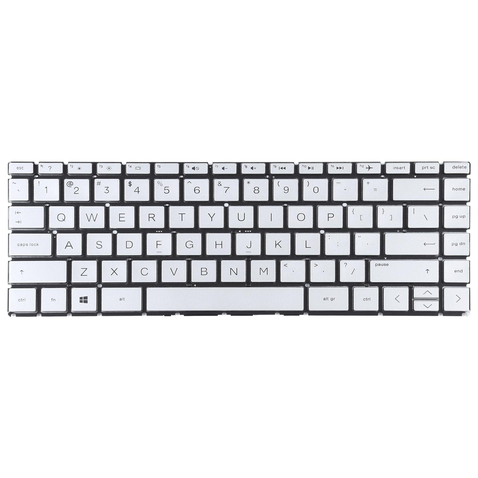 Silver us Keyboard for Hp Pavilion X360 14-inch 3