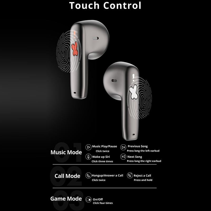 Wireless Bluetooth 5.0 Earphones - Suitcase Shape Ipx4 Tws - Silver 4