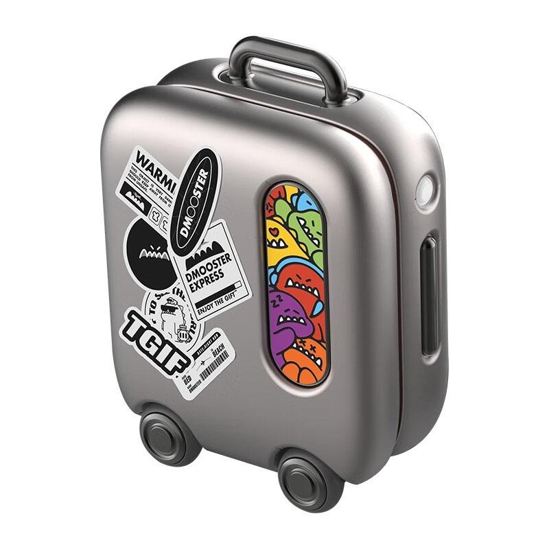 Wireless Bluetooth 5.0 Earphones - Suitcase Shape Ipx4 Tws - Silver 9