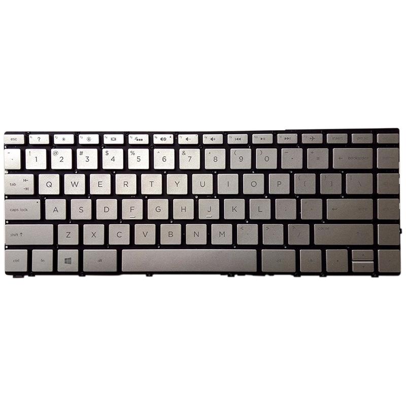 Backlit us Keyboard for Hp Spectre X360 13-w Series - Silver 3