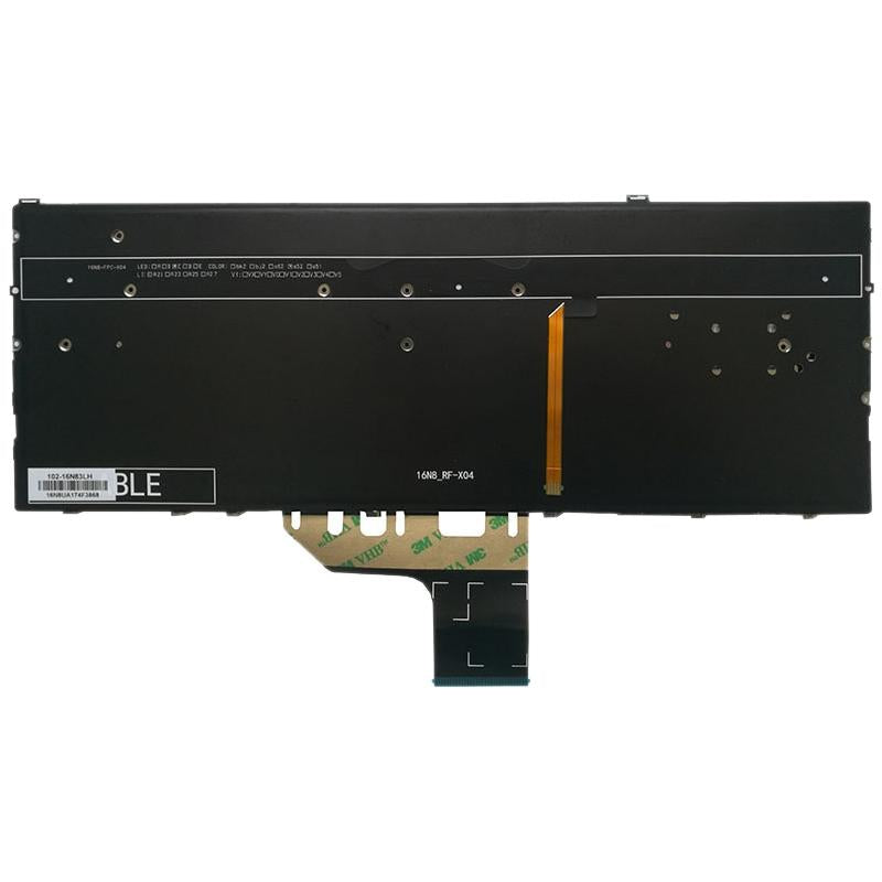 Backlit us Keyboard for Hp Spectre X360 13-w Series - Silver 4