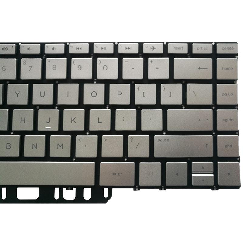 Backlit us Keyboard for Hp Spectre X360 13-w Series - Silver 5