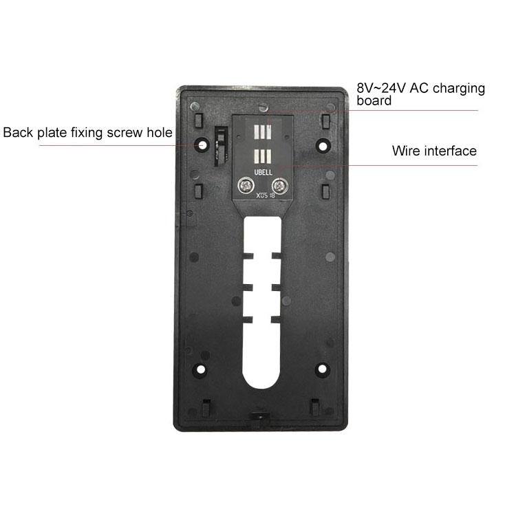 Smart Wifi Video Doorbell With Night Vision & Pir Detection - Silver 10