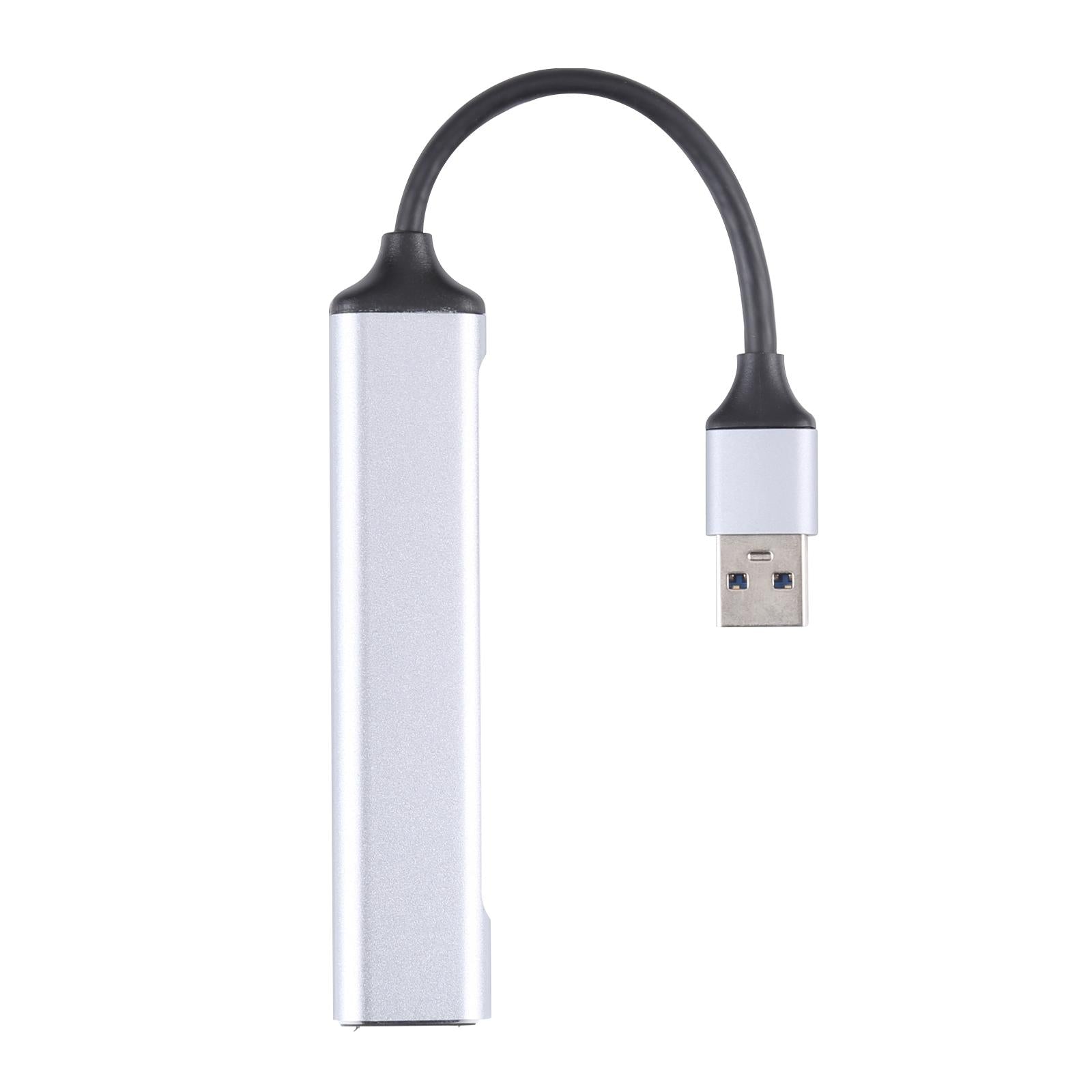 5-In-1 Usb 3.0 Docking Station With Sd / Tf Card Slot & 3 Usb Ports Silver 4