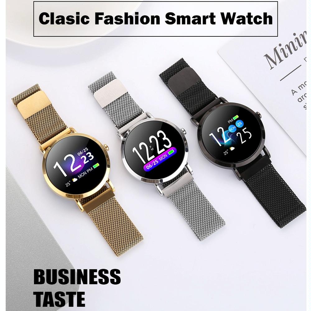 Smart Bracelet With Colour Screen Ip67 Waterproof Call / Heart Rate / Sleep / Sedentary Reminder - Silver 9