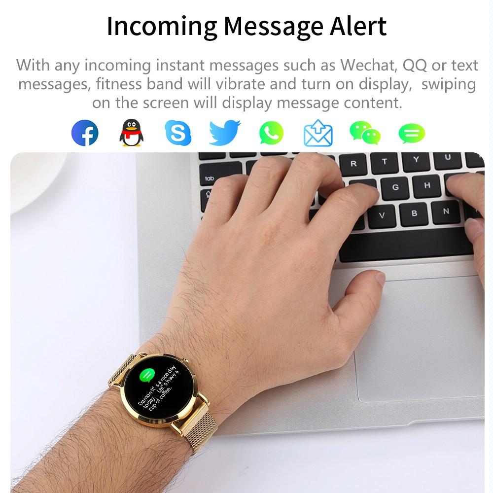 Smart Bracelet With Colour Screen Ip67 Waterproof Call / Heart Rate / Sleep / Sedentary Reminder - Silver 11