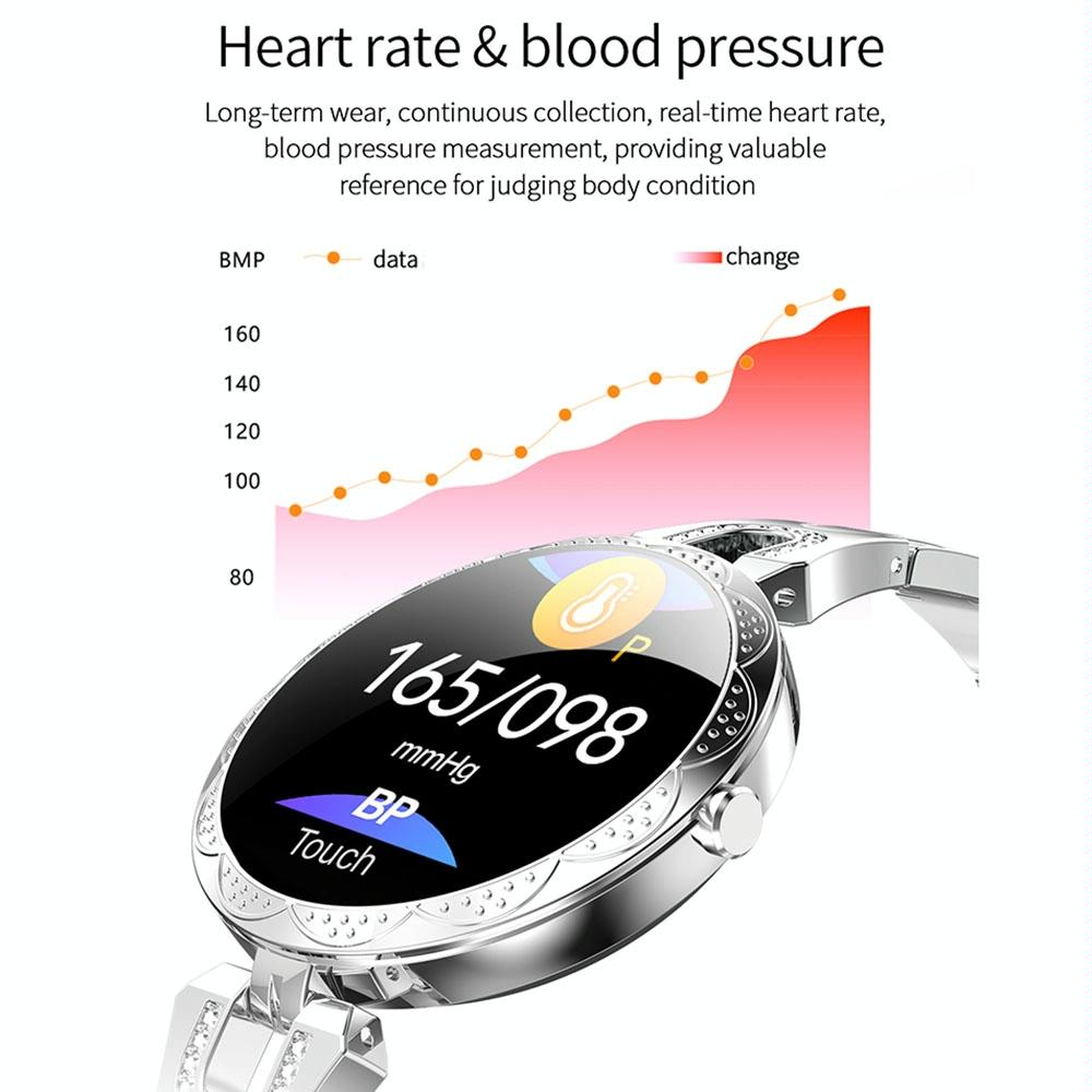 Waterproof Smart Bracelet With Lcd Screen And Heart Rate Monitor - Silver 8