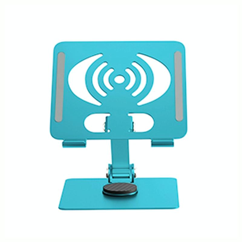 Foldable Rotating Laptop / Tablet Stand - Aluminum Alloy - Silver 11