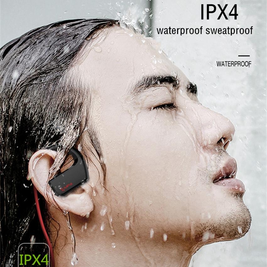 Wireless Sports Bluetooth Earphones - Binaural Hanging Type 5.0 - Silver 5