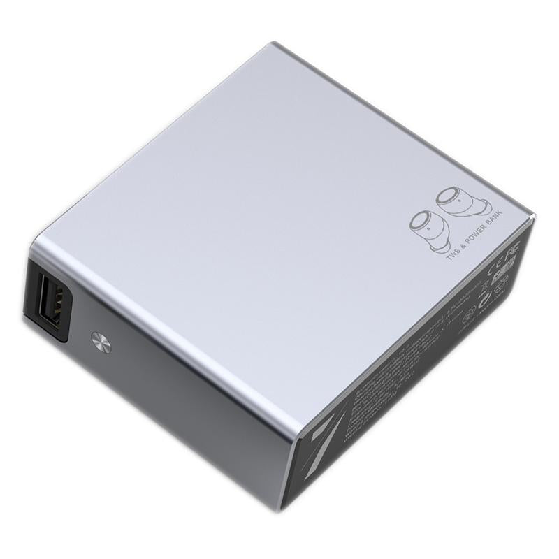 Wireless Tws Earphones with Charging Box - V7 Bluetooth 5.0 - Silver 3