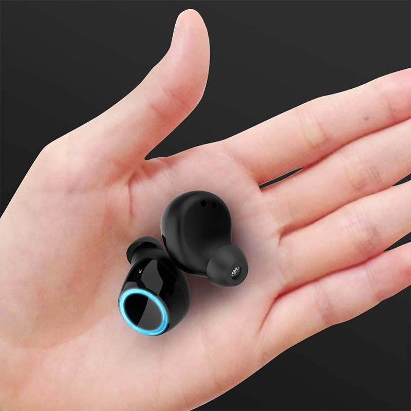 Wireless Tws Earphones with Charging Box - V7 Bluetooth 5.0 - Silver 7