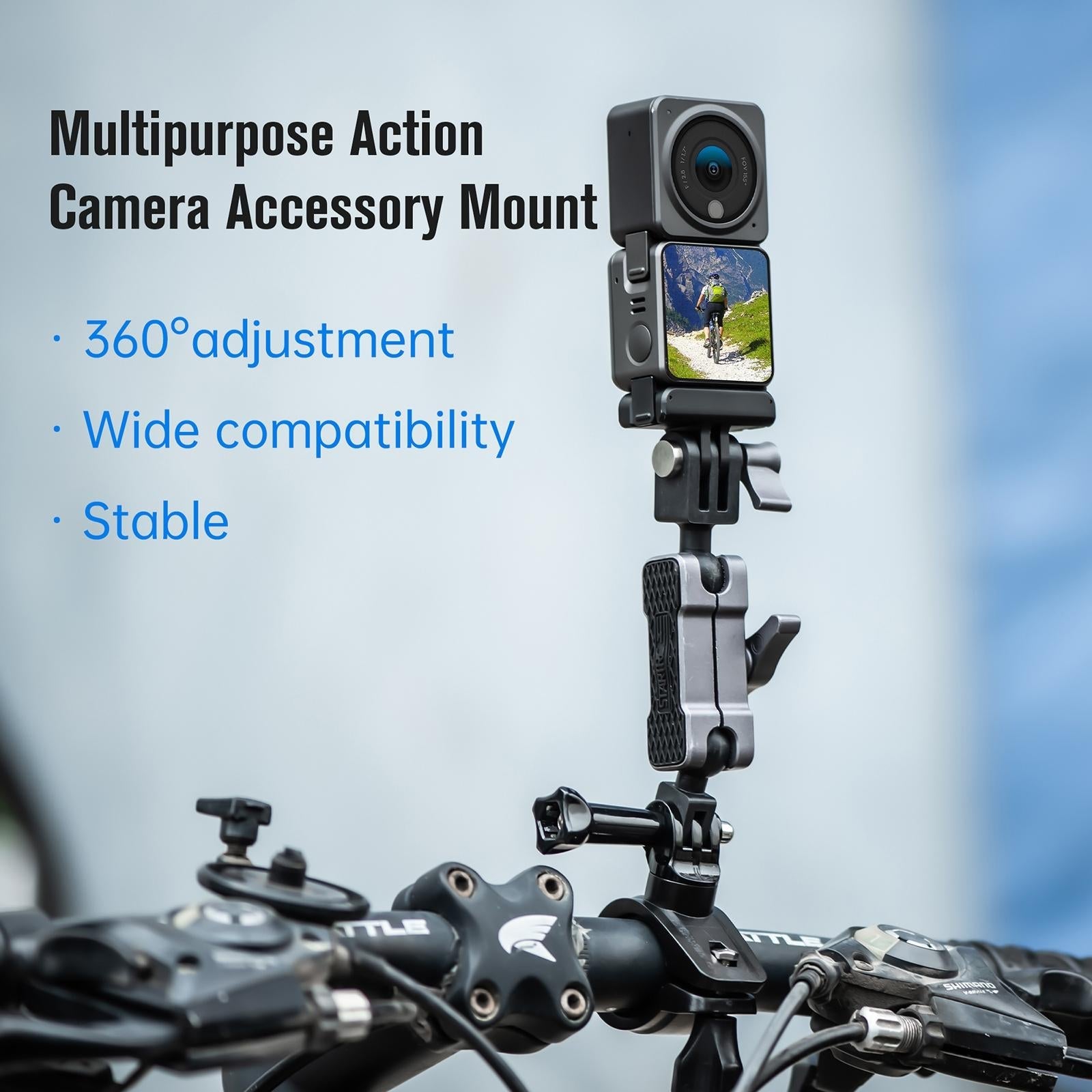 Adjustable Aluminium Alloy Mount Adapter Arm 4