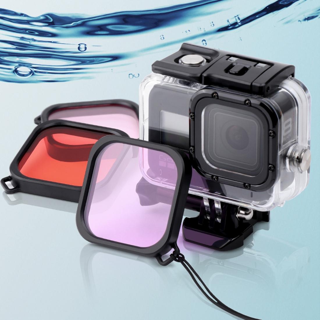 Waterproof Housing for Gopro Hero8 with Mount Filters Strap and Anti-fog Inserts 11