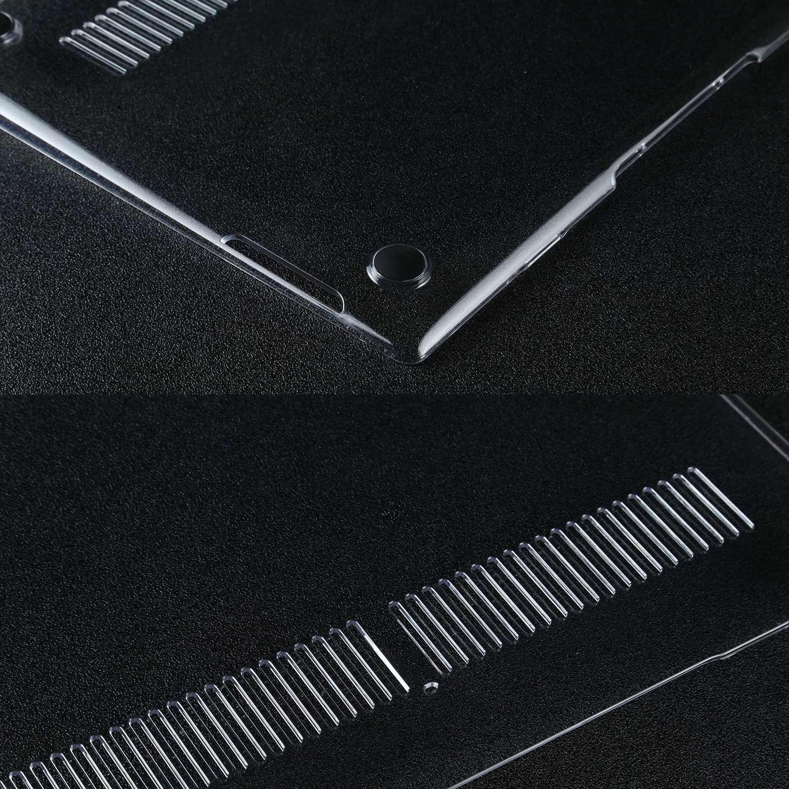 Crystal Shockproof Laptop Case - Protective - Transparent 15