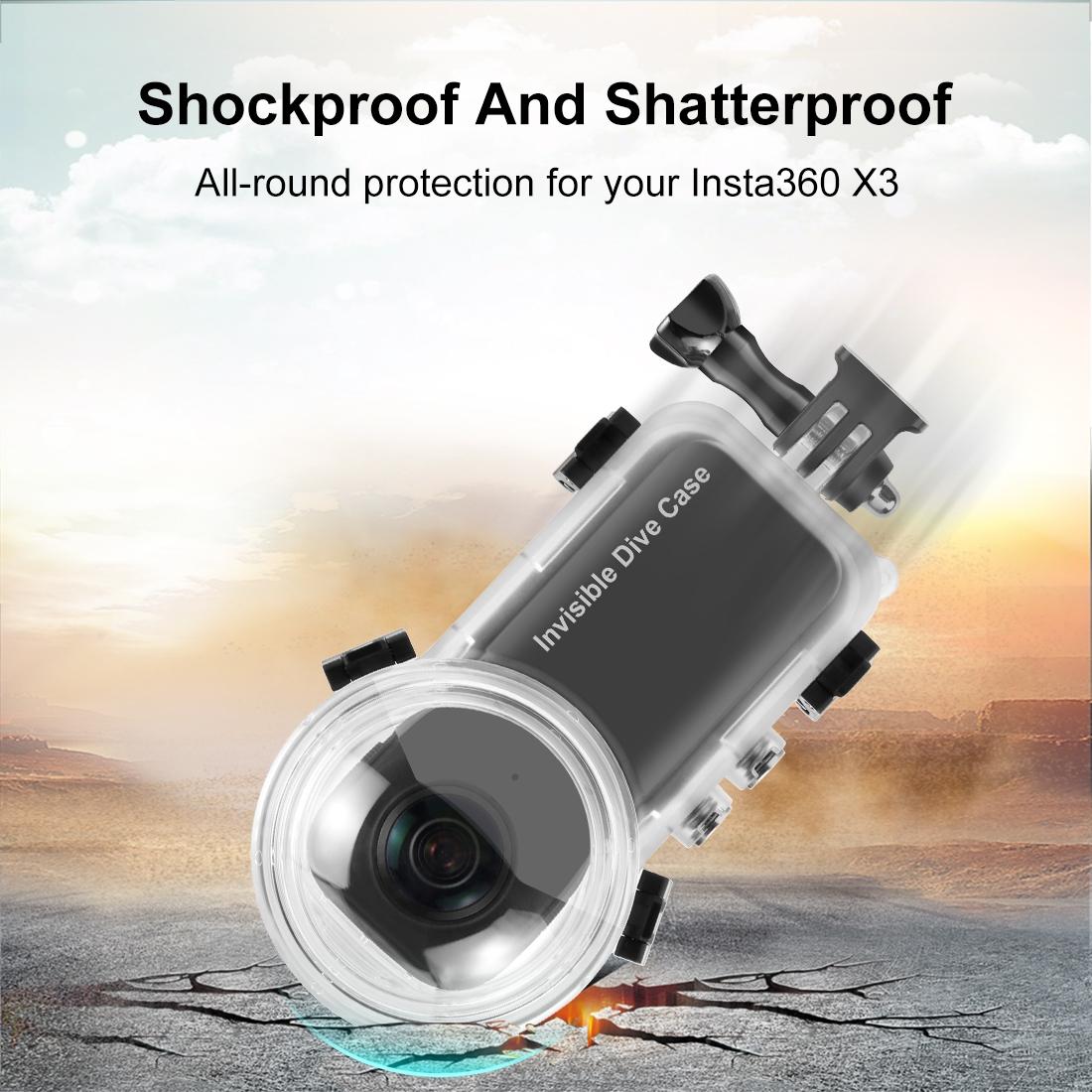 Waterproof Dive Case for Insta360 X3 - 50m Depth 8