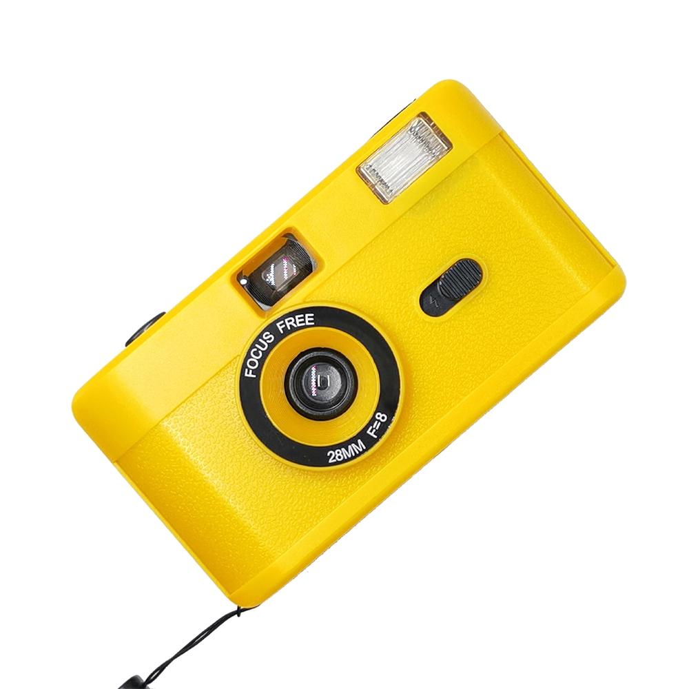 Retro Manual Reusable Film Camera for Kids - no Film - Yellow 13