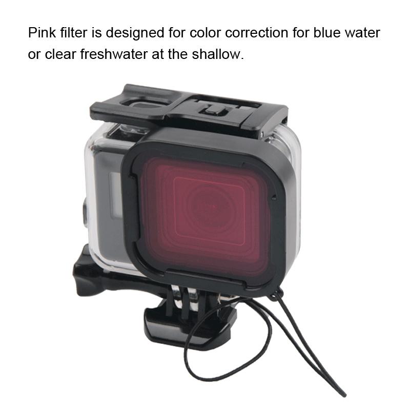 Waterproof Housing Case for Gopro Hero6 / 5 with Touch Screen Back Cover - 45m 7