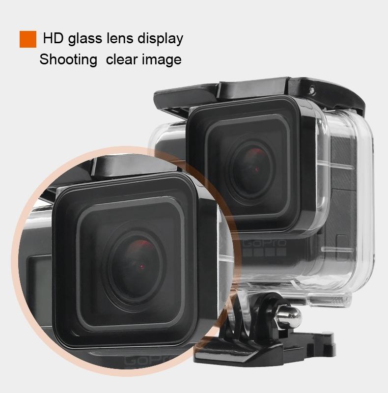 Waterproof Housing Case for Gopro Hero6 / 5 with Touch Screen Back Cover - 45m 12