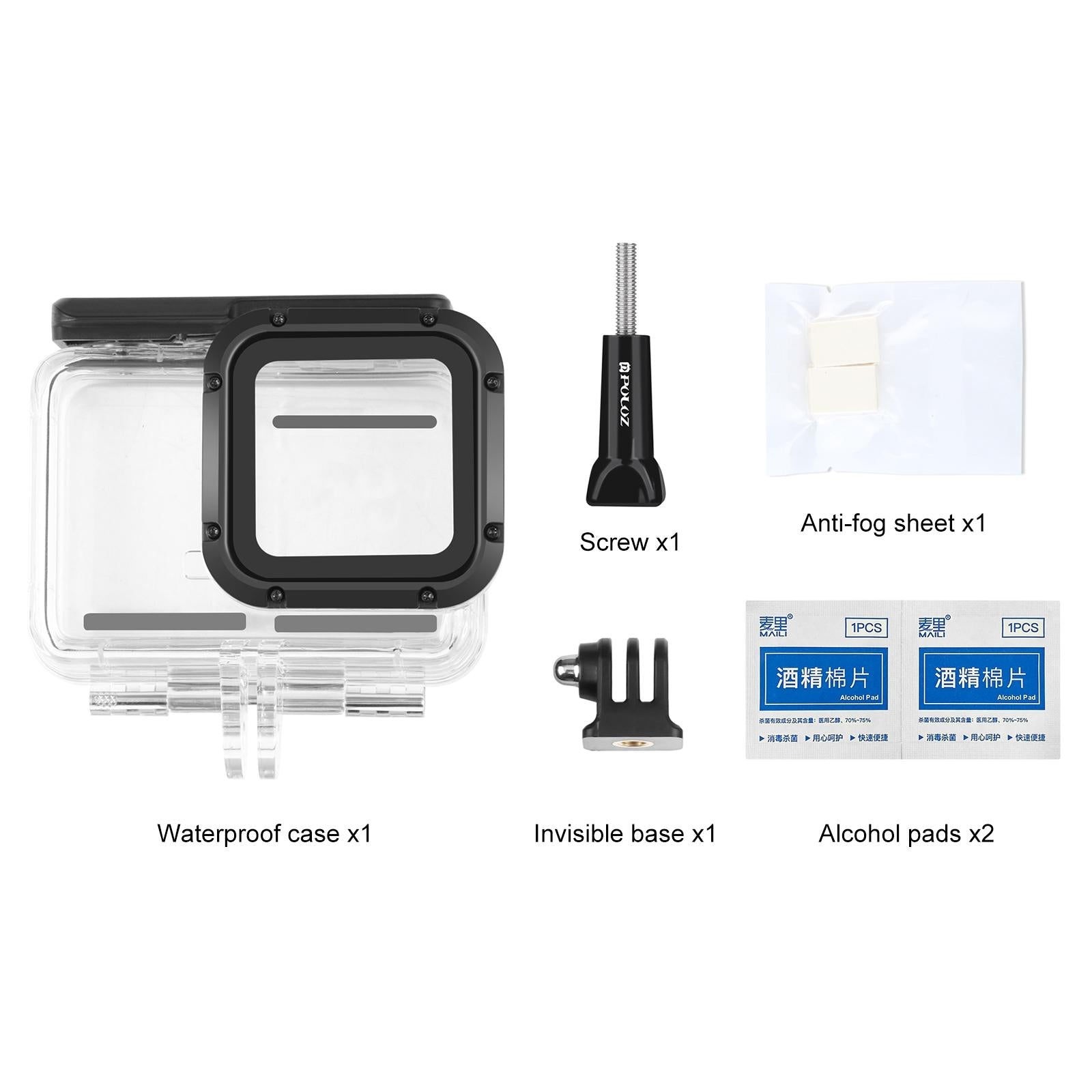 Waterproof 60m Diving Case for Insta360 one r 4k Camera 6