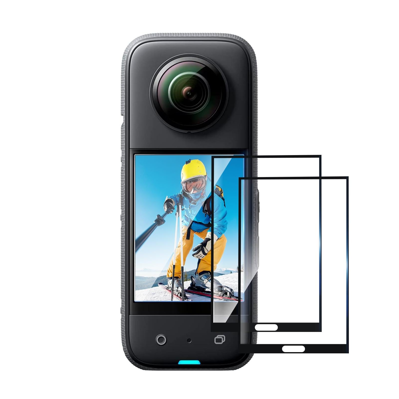 2-pack Curved Hd Screen Protector for Insta360 X3 3