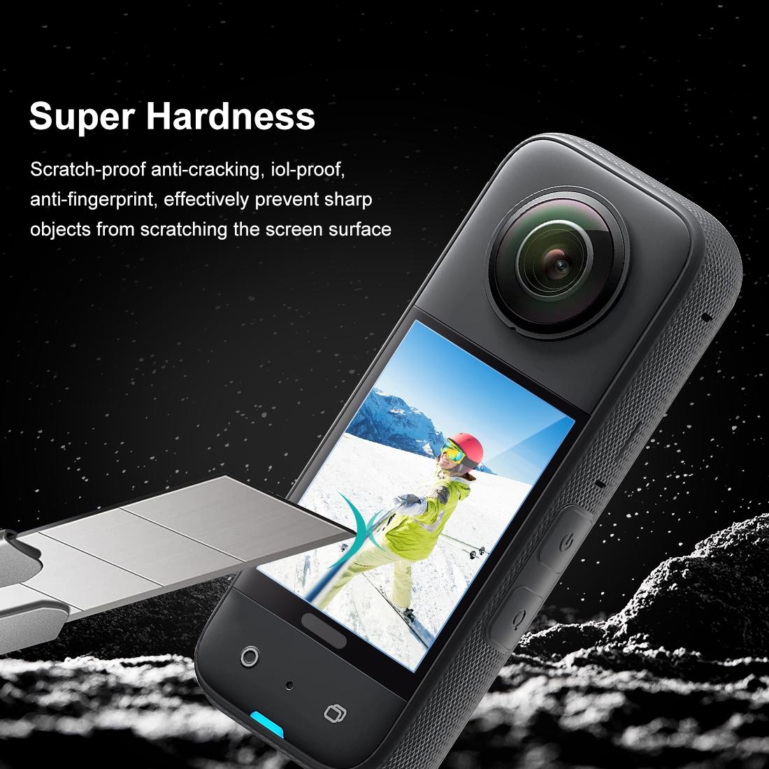 2-pack Curved Hd Screen Protector for Insta360 X3 5