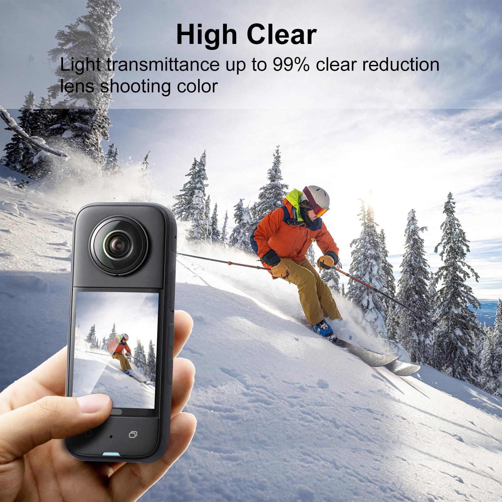 2-pack Curved Hd Screen Protector for Insta360 X3 6