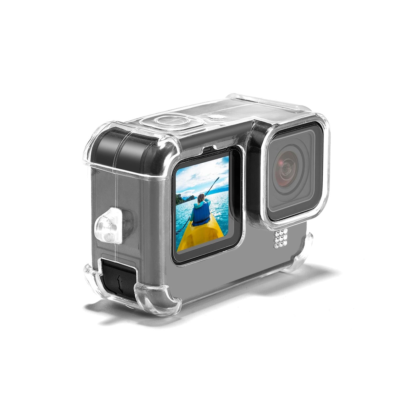 Tpu Case with Lens Cap and Neck Strap for Gopro Hero 9 / 10 / 11 / 12 4