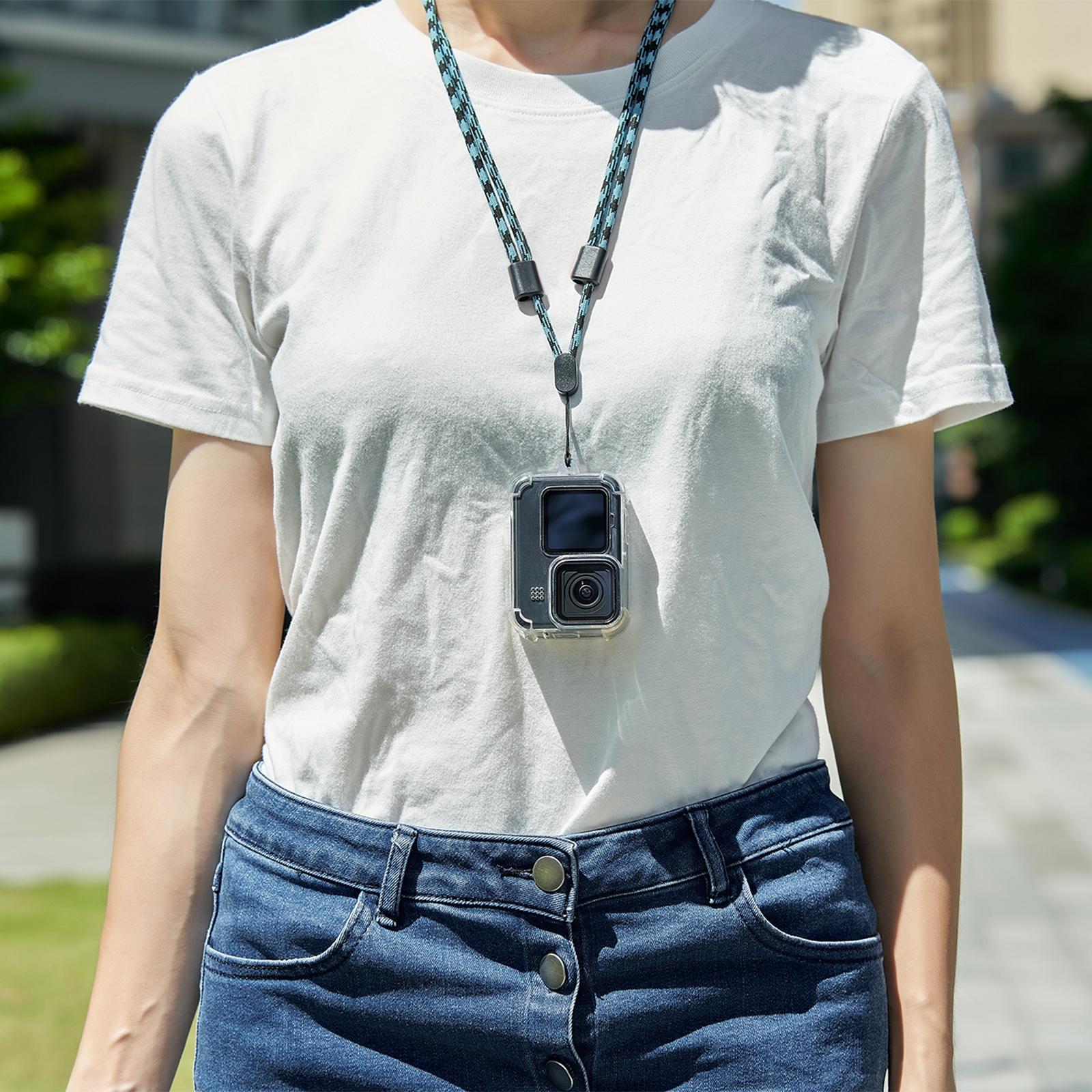 Tpu Case with Lens Cap and Neck Strap for Gopro Hero 9 / 10 / 11 / 12 9