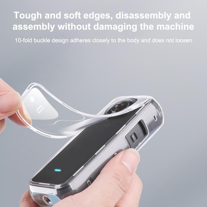 Clear Tpu Protective Case for Insta360 X3 - Full Body 5
