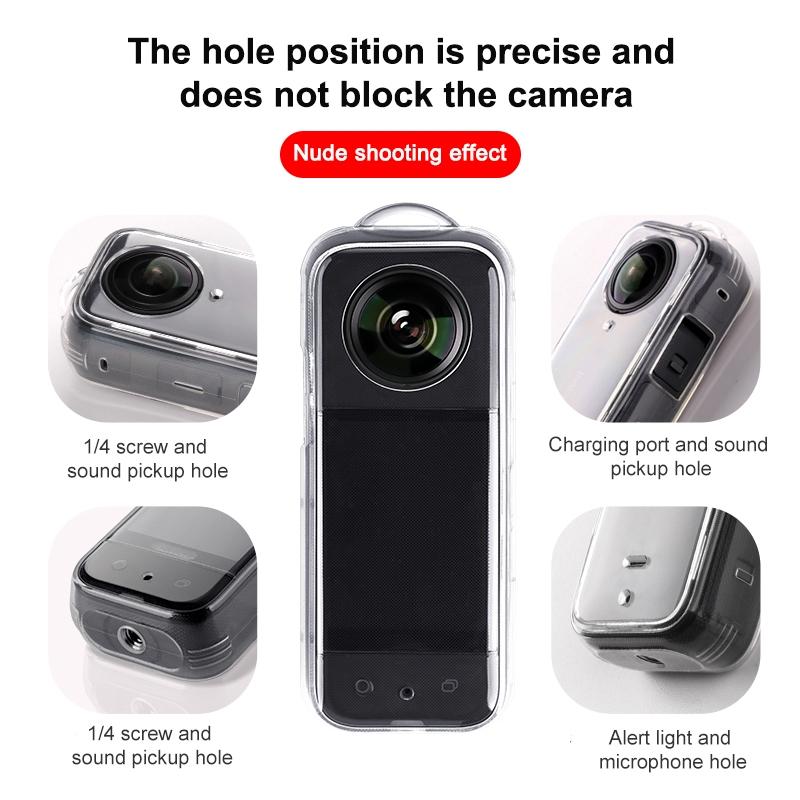 Clear Tpu Protective Case for Insta360 X3 - Full Body 6