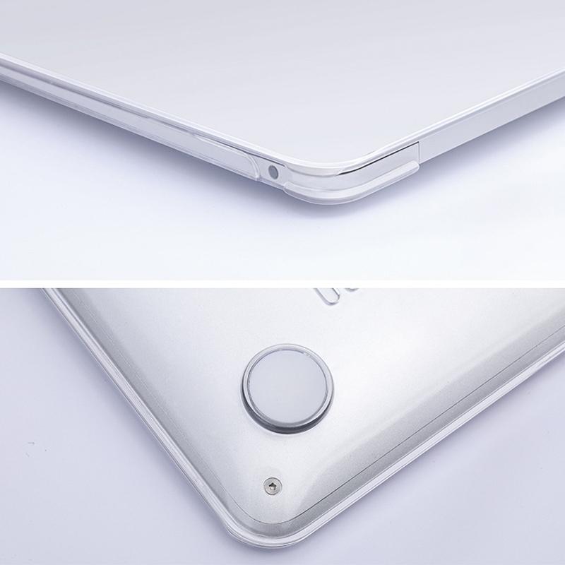 Shockproof Crystal Laptop Protective Case - Transparent 6