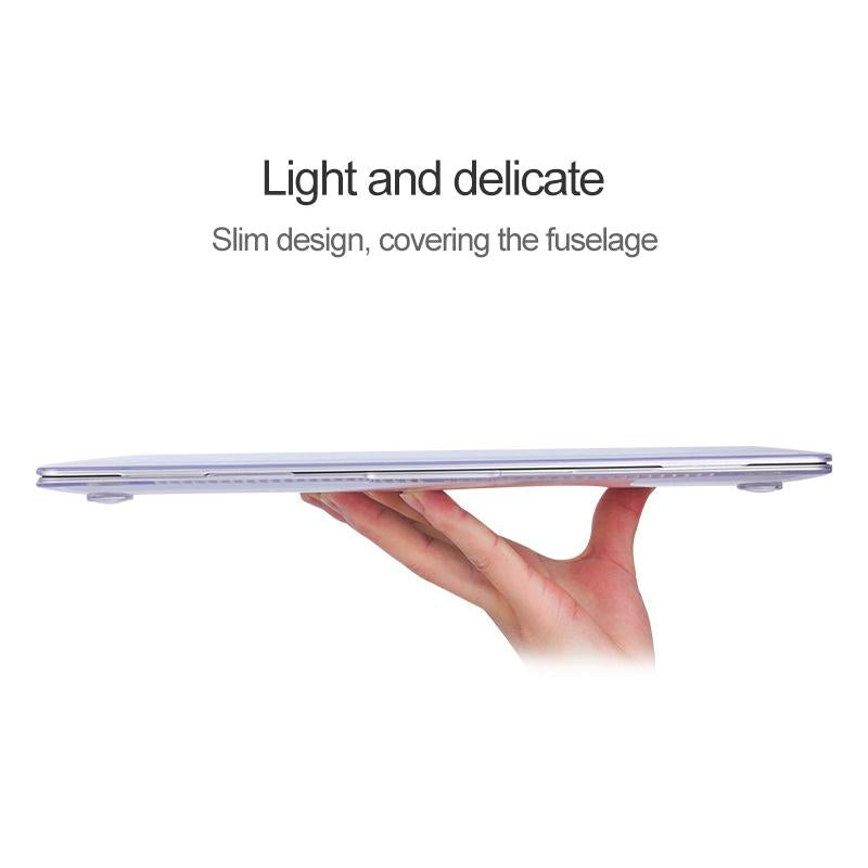 Shockproof Crystal Laptop Protective Case - Transparent 7