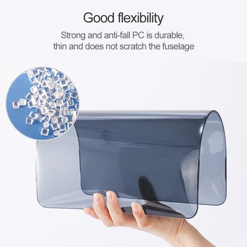 Shockproof Crystal Laptop Protective Case - Transparent 8