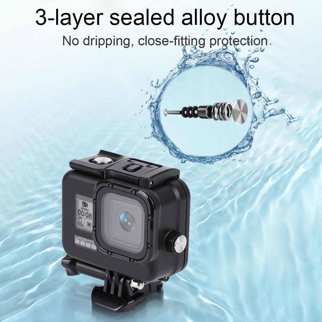 Waterproof Housing for Gopro Hero8 with Mount and Accessories 7
