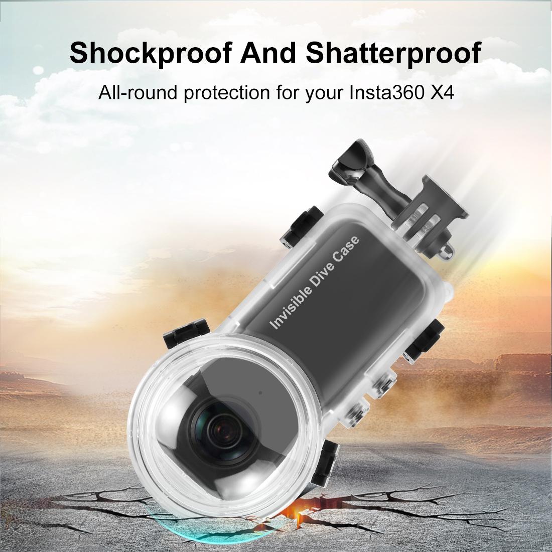 Waterproof Sealed for Insta360 X4 - 50m Depth 8