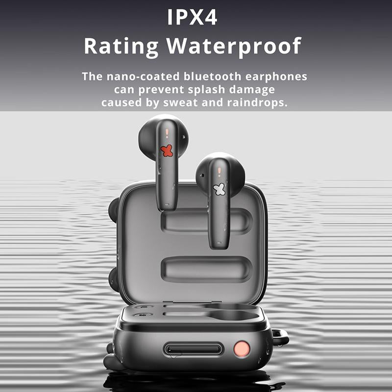 Wireless Bluetooth 5.0 Earphones - Suitcase Shape Ipx4 Tws - Transparent 3