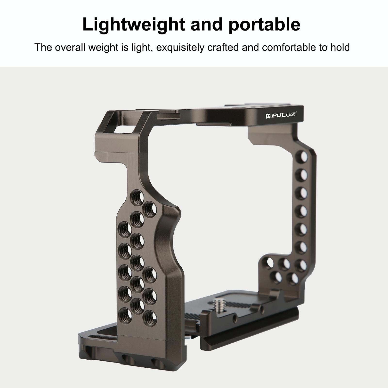 Camera Cage Stabilizer - Bronze No Handle for Sony A7 Iii / A7R Iii 6