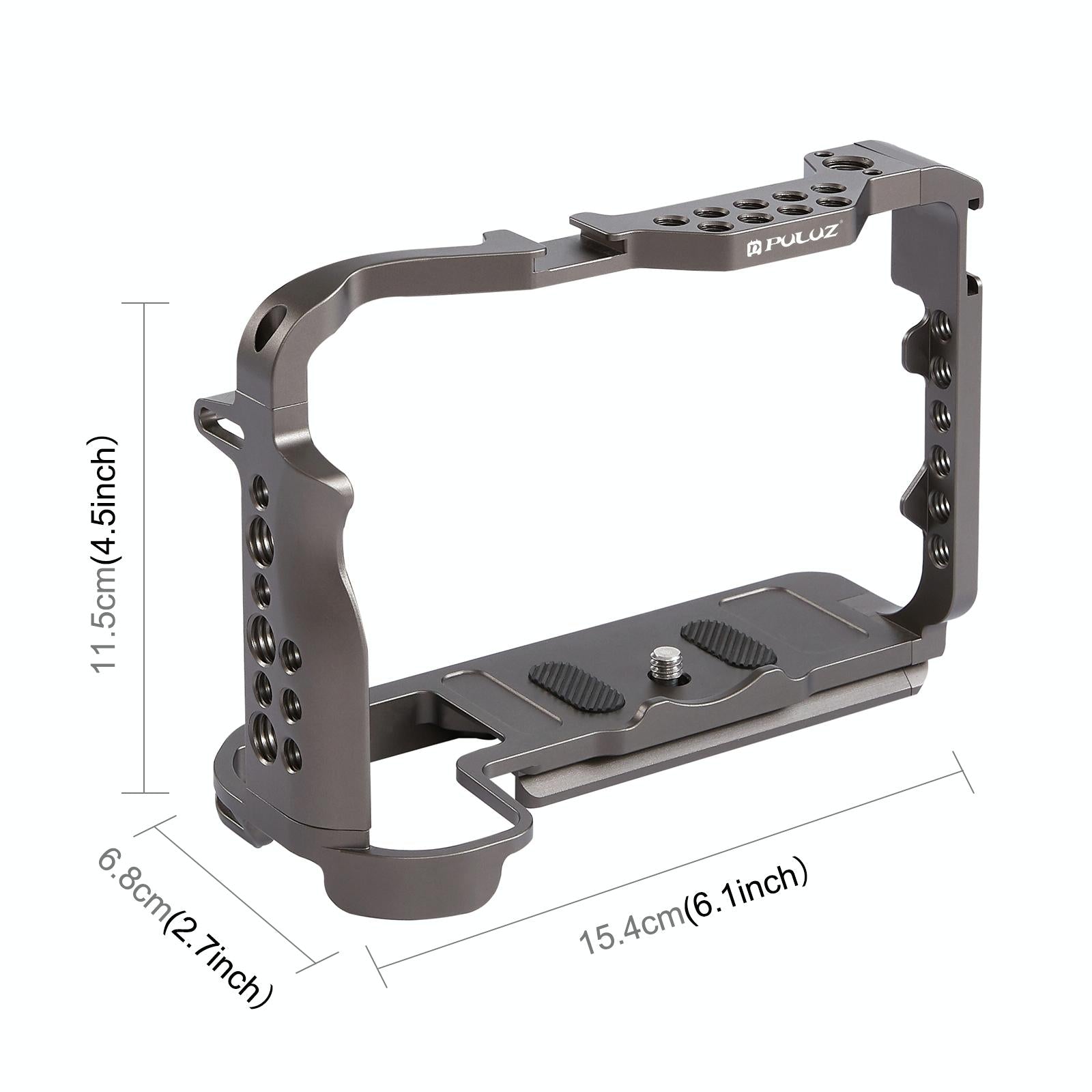 Video Camera Cage Stabilizer - Handleless Bronze for Canon Eos R5 / R6 3