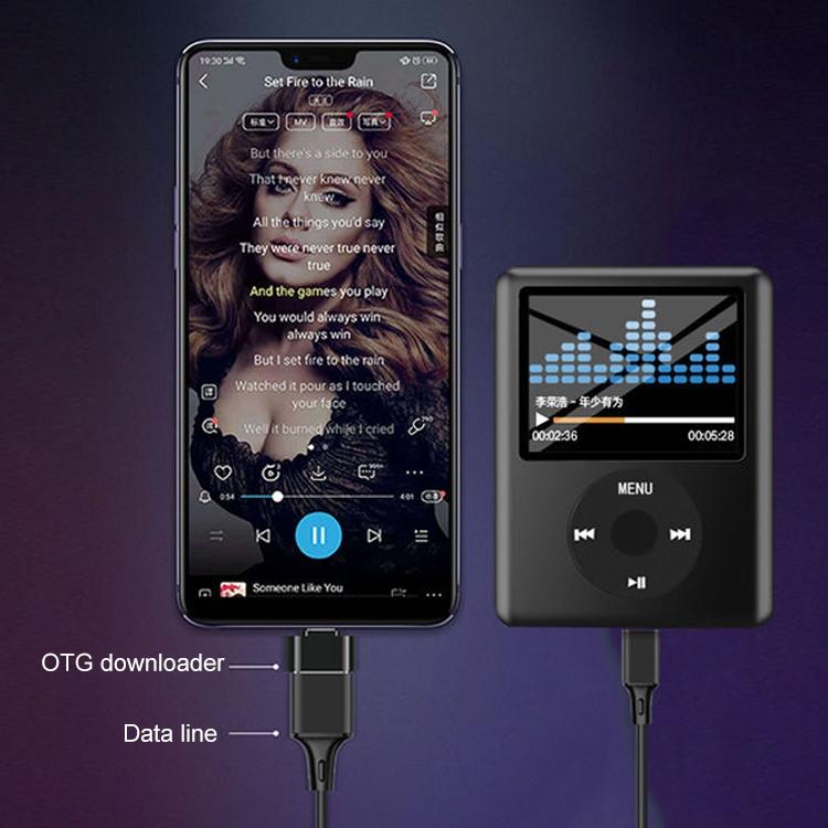 1.8 Inch Tft Mp4 Player W / Tf Slot Recorder Fm E Book & Calendar - Baby Blue 7