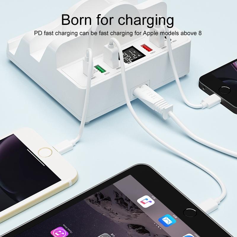 Wireless Charger With Phone Holder & Current Display 4